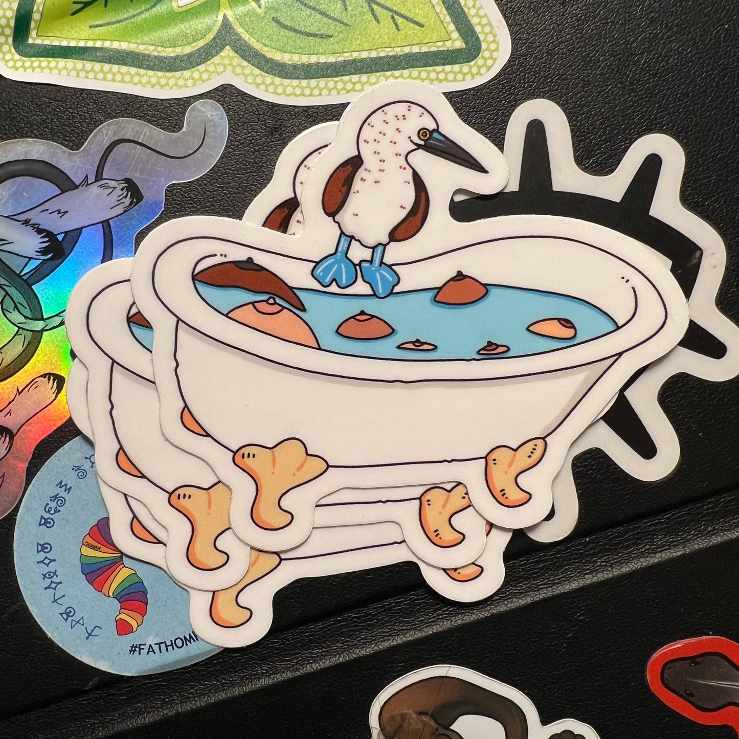 Blue Footed Booby Bath Sticker